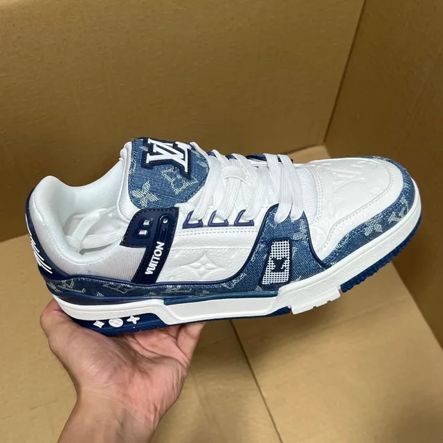Louis Vuitton LV Trainer Monogram Denim