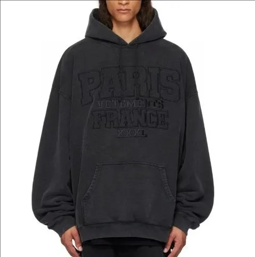 Oversized Hoodie Paris Vetements France