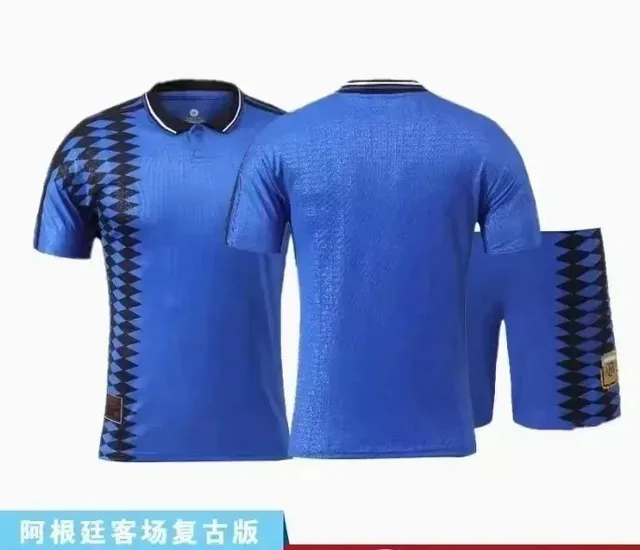 Adidas × Argentina National Team Argentina Away Kit Retro Diamond Pattern