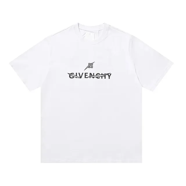Givenchy Logo T-Shirt Slash Logo
