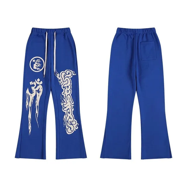Hellstar Track Pants Om Symbol Print