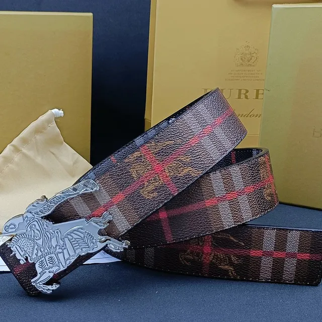 Burberry Equestrian Knight Belt Classic Check