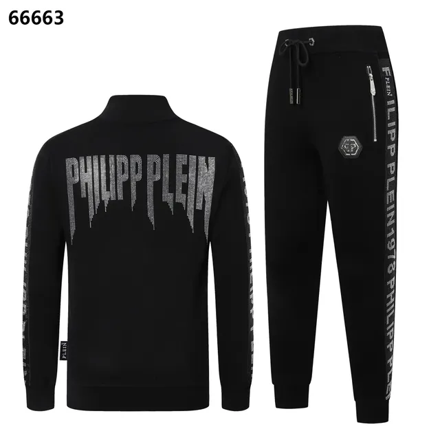 Philipp Plein Track Suit Crystal Logo