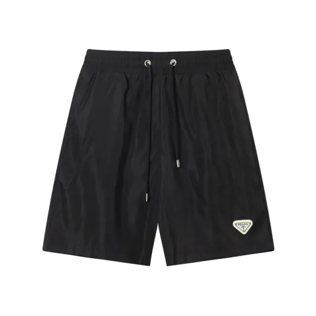 Prada Logo-Embellished Shorts Triangle Patch