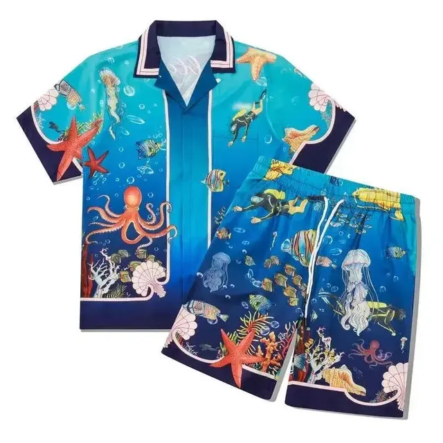 Gucci Ocean Print Set Underwater Motif