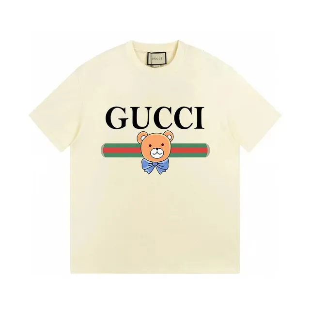 Gucci Polo Bear Tee Bear with Web Stripe