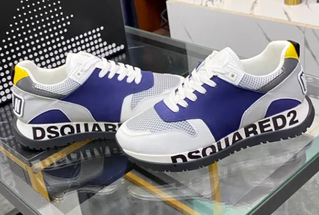 Dsquared2 Runner Sneaker Color-Block Logo Side