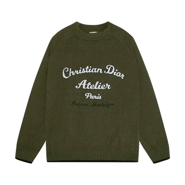 Dior Atelier Paris Sweater Embroidered Logo