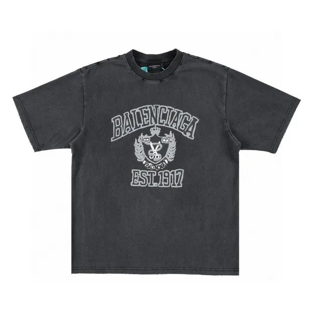 Balenciaga t shirts Arch Logo Shield Print