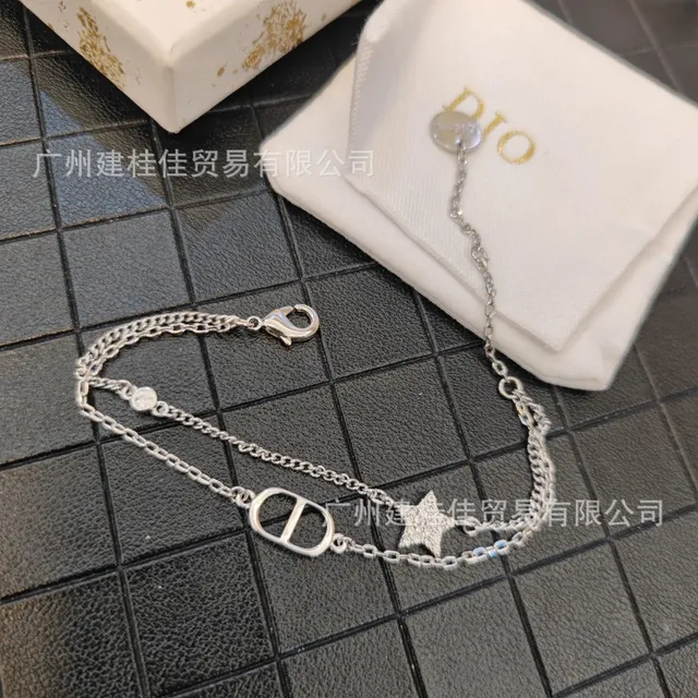 Dior CD Star Bracelet Crystal-Embellished