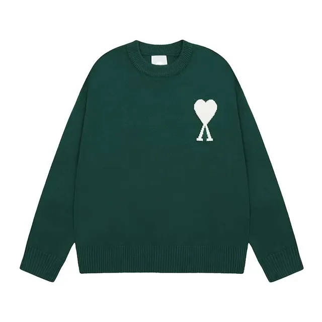 AMI Paris Knit Sweater Heart Logo