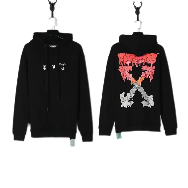 Off-White Hoodie Dripping Arrow Print