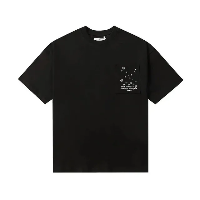 Maison Margiela Pocket Tee Numbers Print
