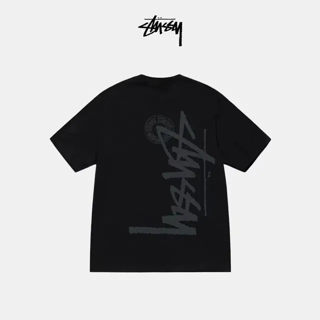 Stüssy Graphic Tee Signature Logo Print