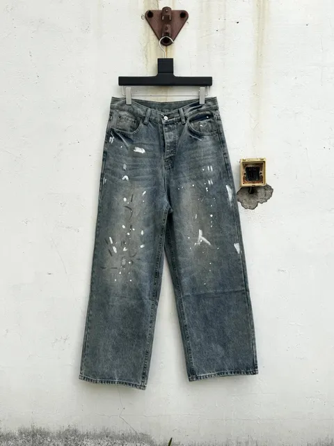 Levi's 501 Jeans Paint Splatter Distressed