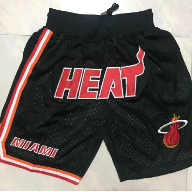 Adidas × NBA Miami Heat Mesh Shorts Team Logo Edition