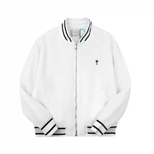 Dior Bomber Jacket White with Black Trim