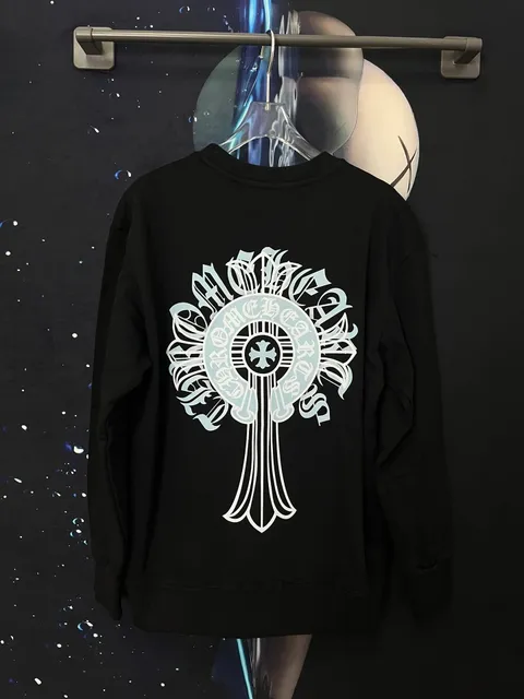Chrome Hearts Crewneck Sweatshirt Cross Logo Print