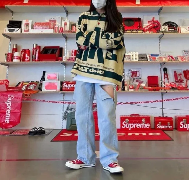 Supreme Polo Shirt Logo Print