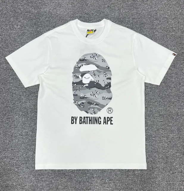 BAPE Ape Head Tee Grey Camo Ape Head