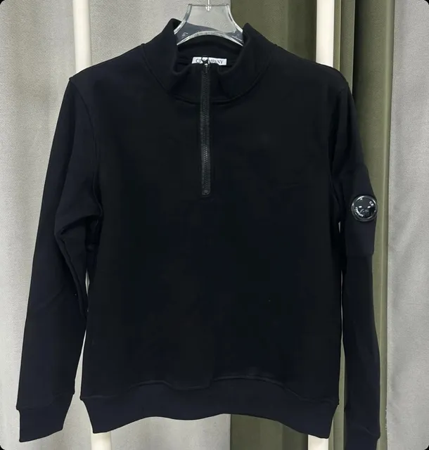 C.P. Company Half-Zip Sweatshirt Goggle Patch