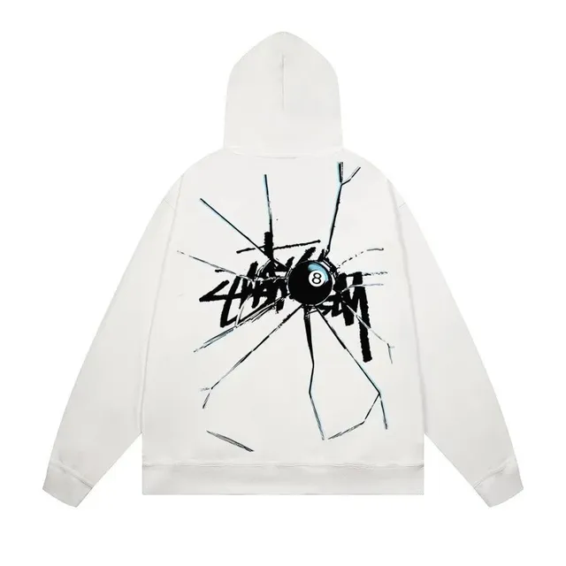 Stüssy Hoodie Shattered 8-Ball Print