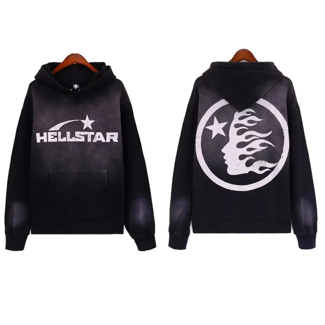 Hellstar Hooded Sweatshirt Acid Wash