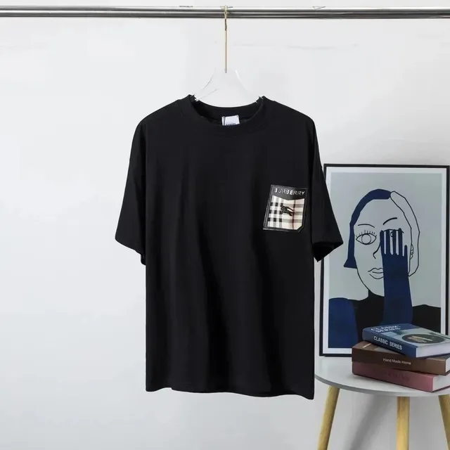 Burberry Pocket T-Shirt Checkered Patch