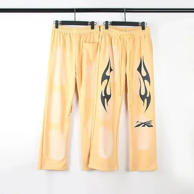 Reebok Track Pants Flame Print