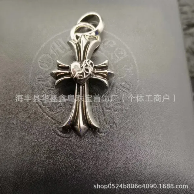 Chrome Hearts Cross Pendant Heart Cross