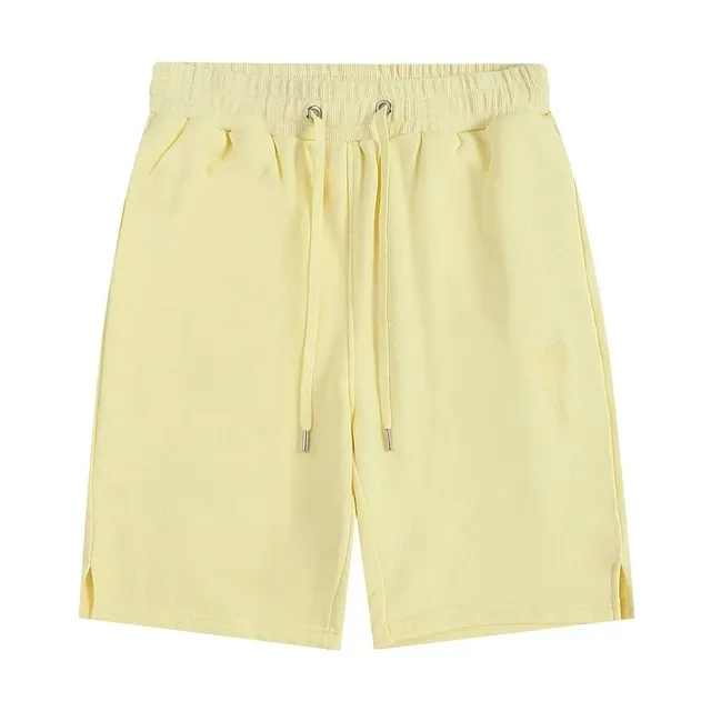 Drawstring Shorts Light Yellow