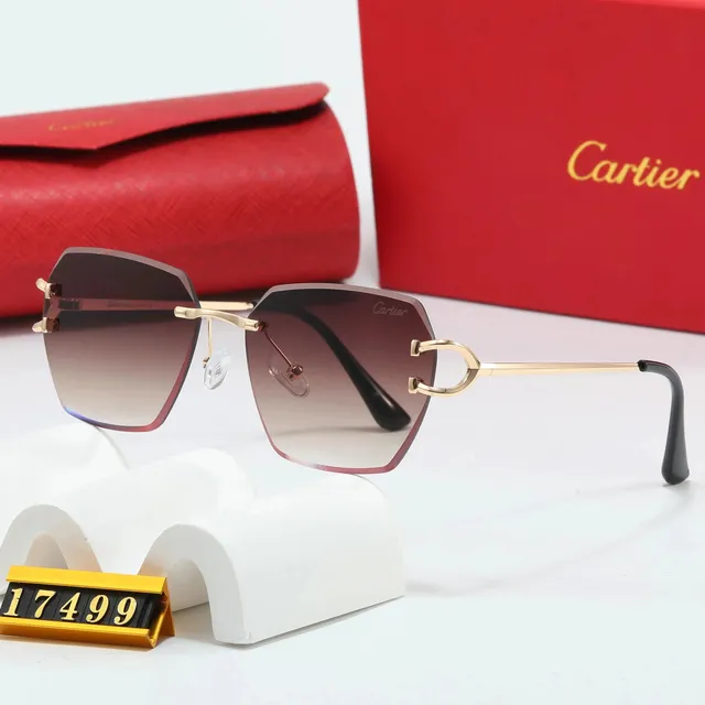 Cartier Juste Un Clou Sunglasses Gradient Brown Lens