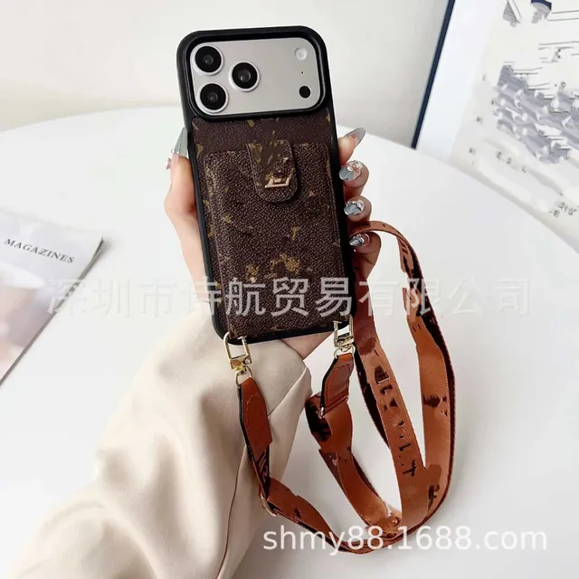 Louis Vuitton Phone Case with Cardholder and Strap Monogram Canvas