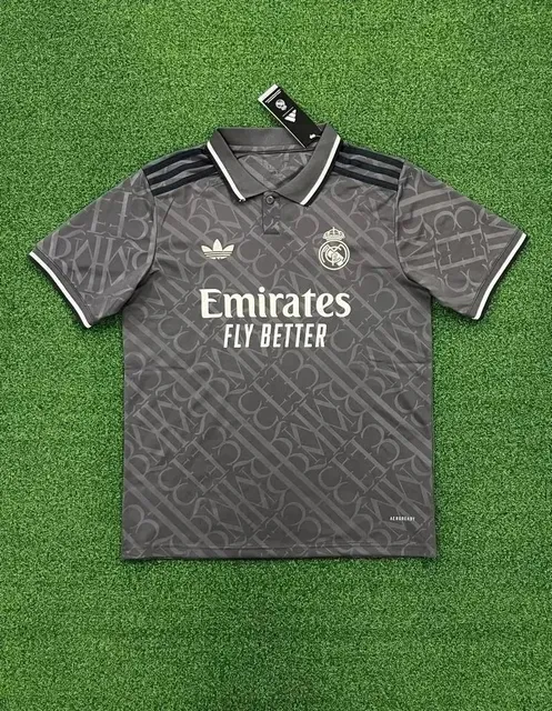 Adidas Real Madrid Home Jersey Monogram Print