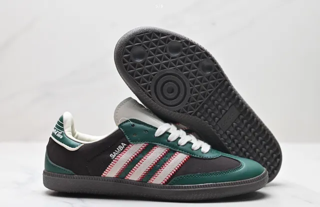 Adidas Samba Green Black White