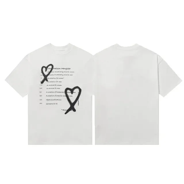 Maison Margiela T-Shirt Heart Print