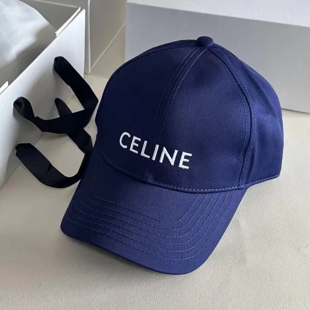Celine Baseball Cap Embroidered Logo