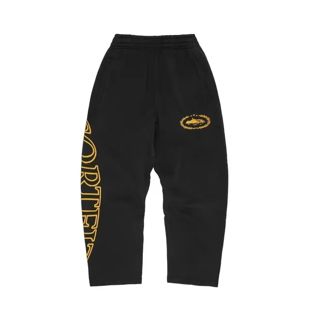 Corteiz Track Pants Gold Logo