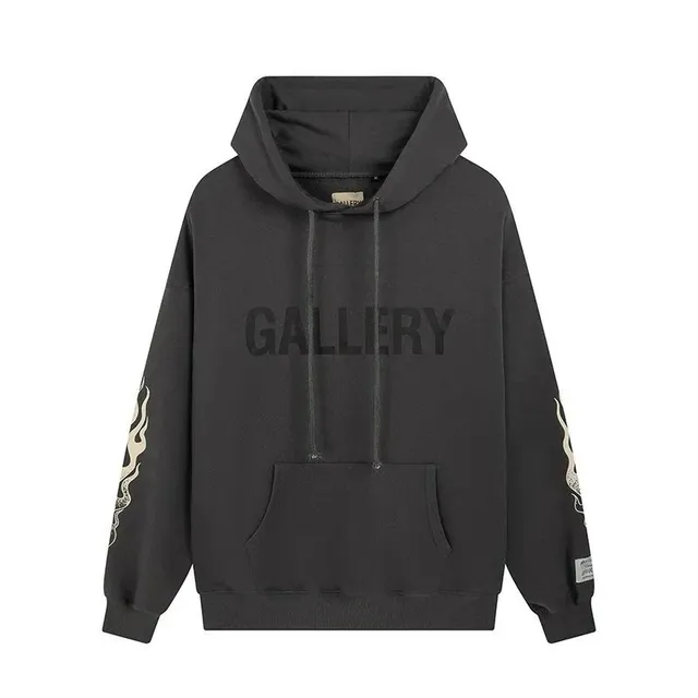 Gallery Dept. Hoodie Flame Sleeve