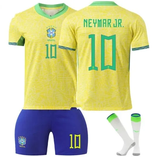 Nike × Brazil National Team Brazil Home Kit Neymar Jr #10