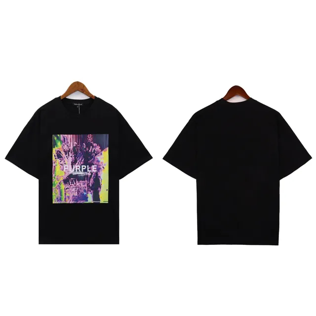 Purple Brand Graphic Tee Purple Print
