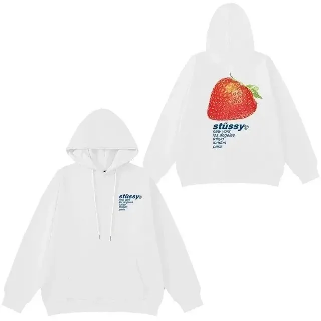 Stüssy hoodies sweatshirts Strawberry Print