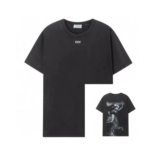 Off-White T-Shirt Painted Saint