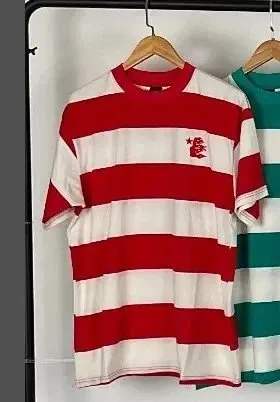 BAPE Striped T-Shirt Red and White Stripe