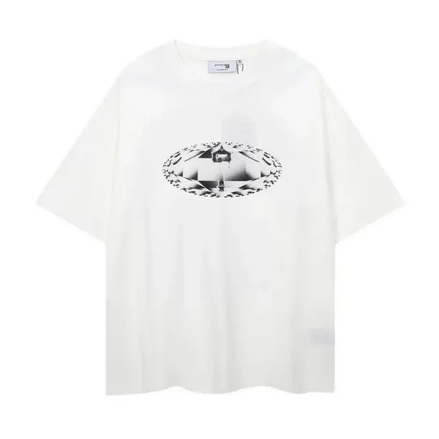 Maison Margiela Oversized T-Shirt Fractal Diamond Print