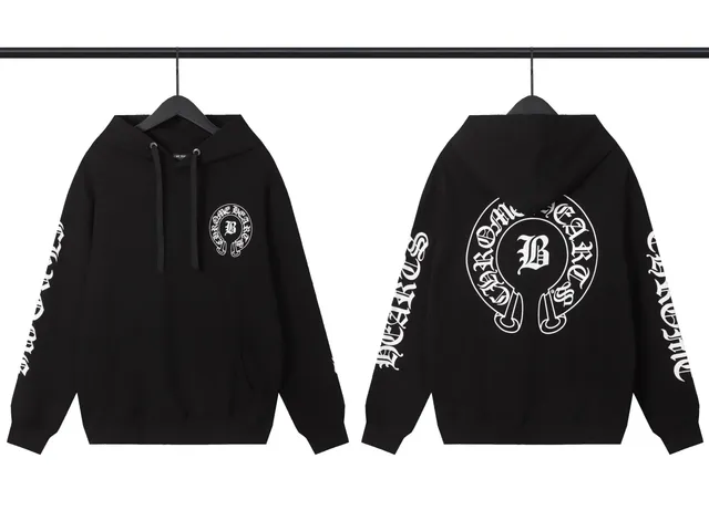Hooded Sweatshirt Chrome Hearts Logo Print