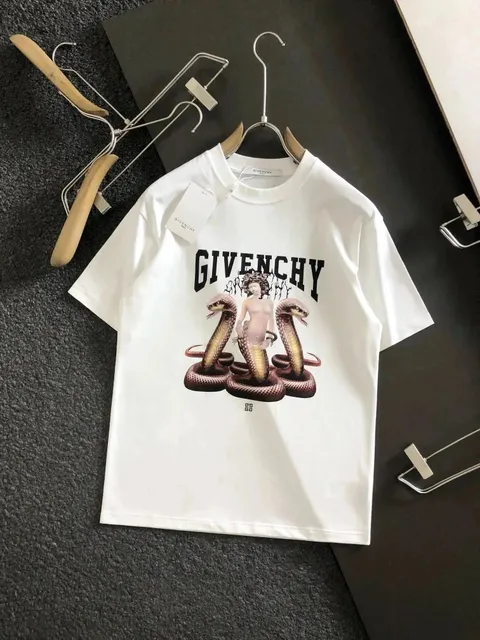 Givenchy Graphic T-Shirt Medusa Snake Print