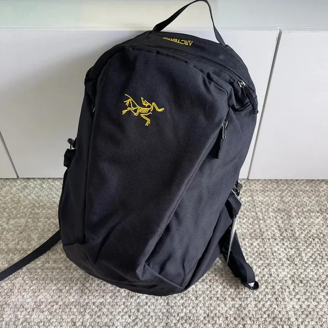 Arc'teryx Backpack Black with Gold Logo