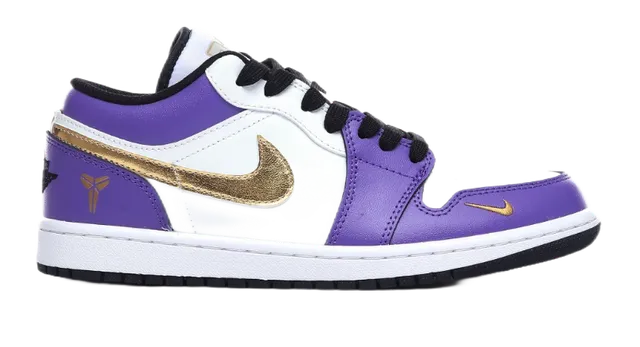 Kobe Air Jordan 1 Low Lakers