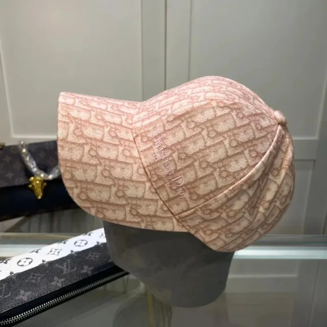 Dior Baseball Cap Oblique Logo Print